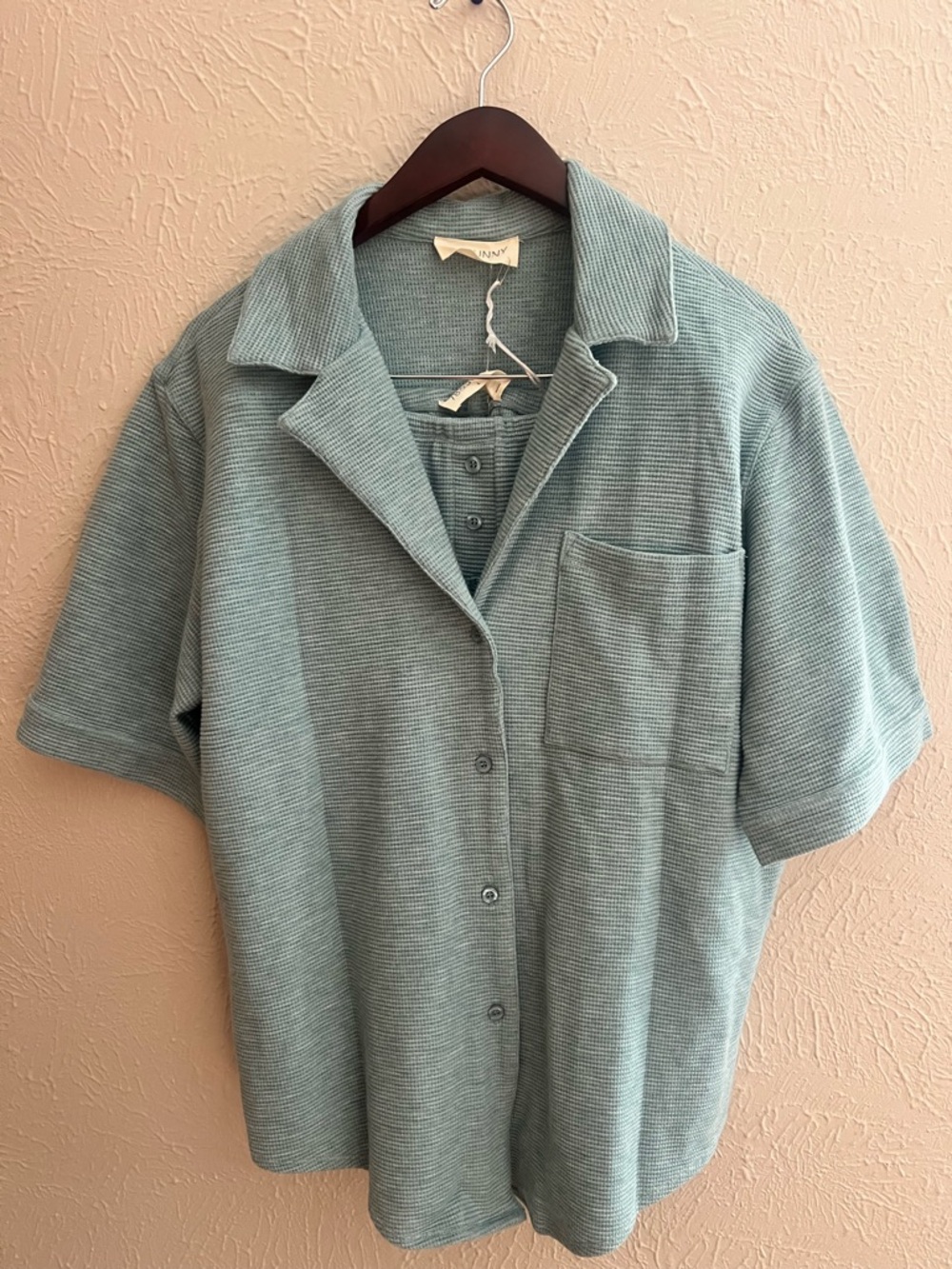 NWT 78 & Sunny Crescent Moon Sleep Set Country Blue Size Large Pajama Set